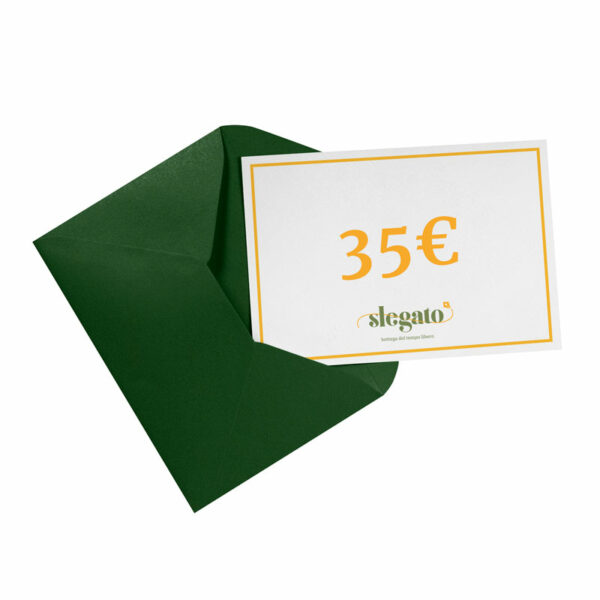 busta con buono regalo 35 euro slegato